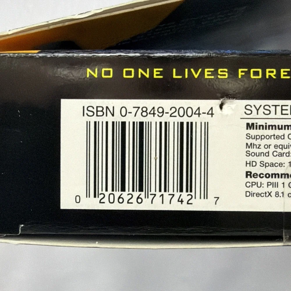 No One Lives Forever 2: A Spy in H.A.R.M.s Way NEW In Small Box PC\CD